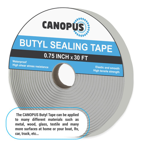 Butyl Seal Tape, 0.75in x 30ft, Very Strong, Heavy Duty